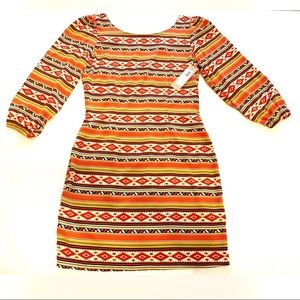 Addie Aztec Print Dress NEW